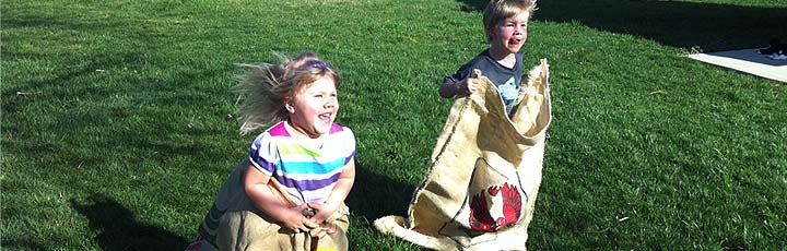 Coffee Sack Races